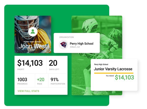 MoneyDolly leader dashboard showing profit, days left, pace, and participation